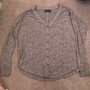 Gray Abercrombie long sleeve size XS